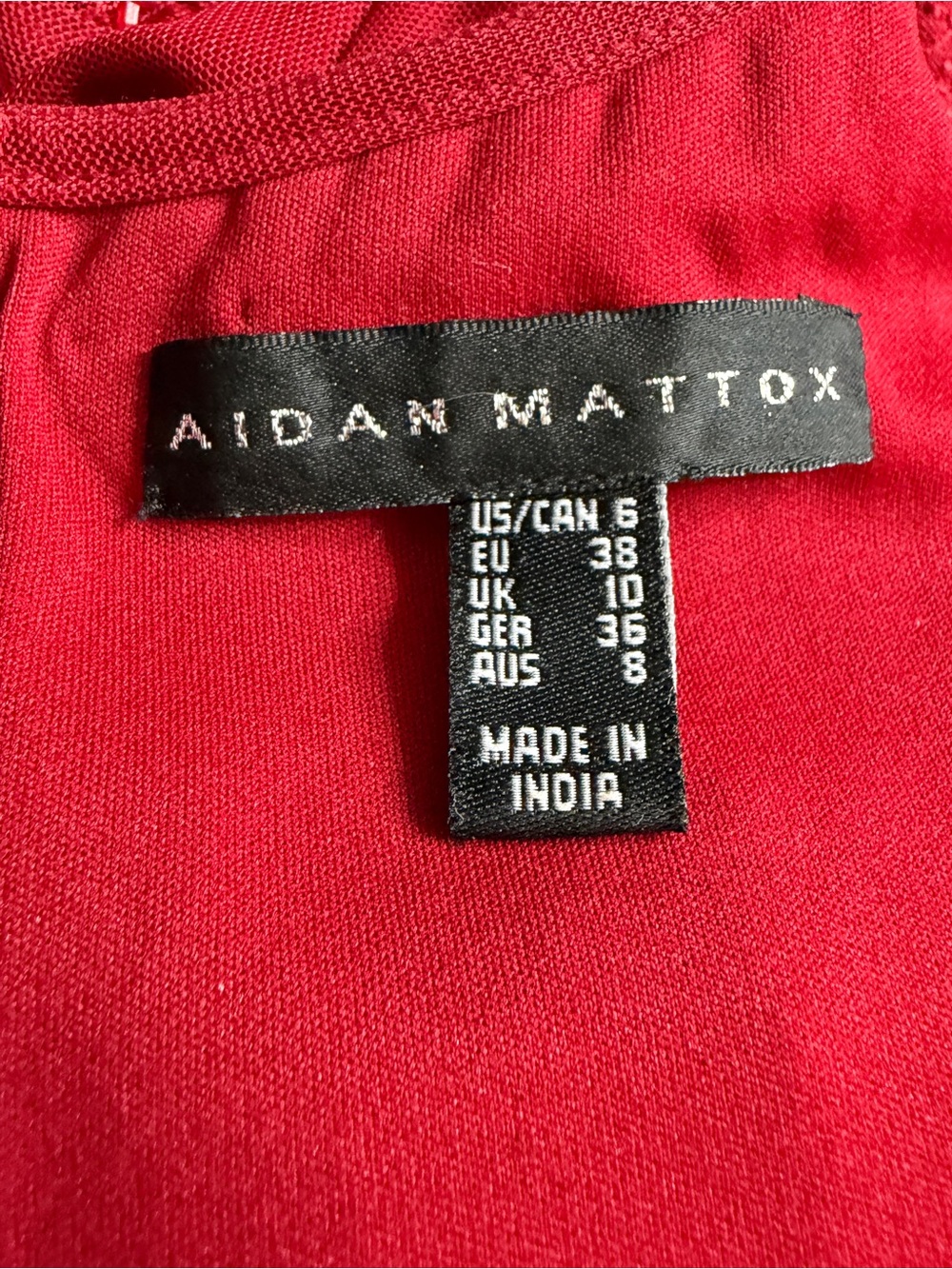 Aidan Mattox Embroidered Mesh Drop Waist Dress - Picture 10 of 12